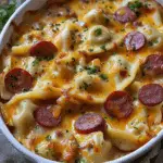Slow Cooker Pierogi and Kielbasa Casserole