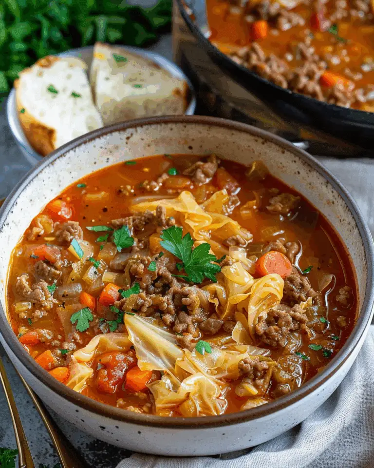 Stuffed Cabbage Roll Soup