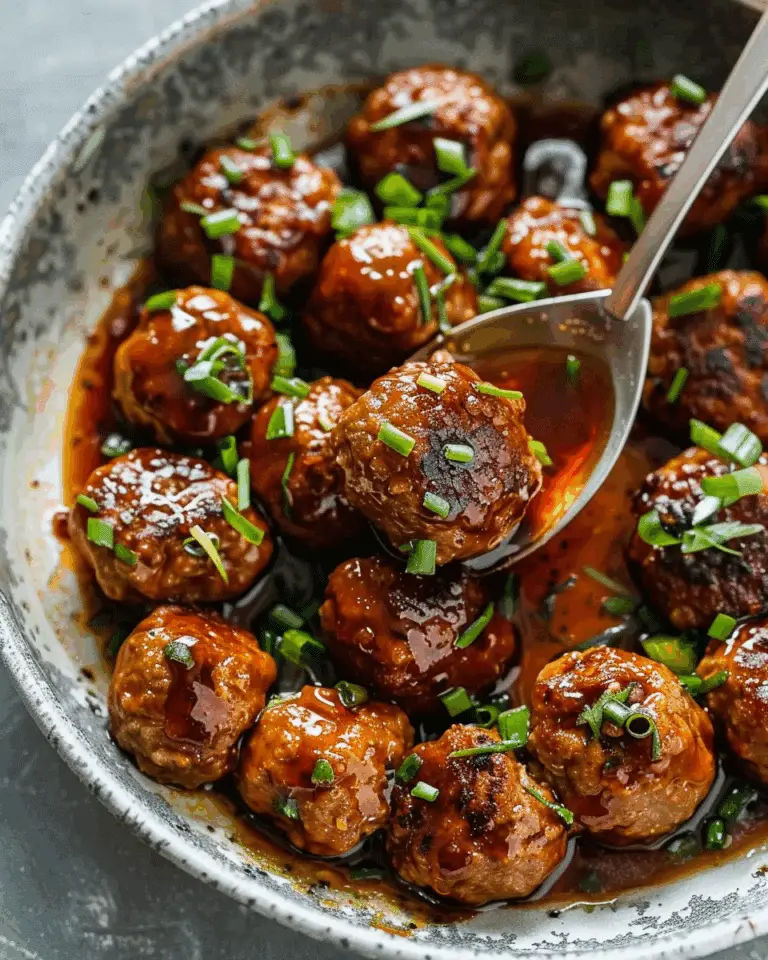 Easy Mongolian Meatballs