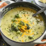 High-Protein Broccoli Cheddar Soup