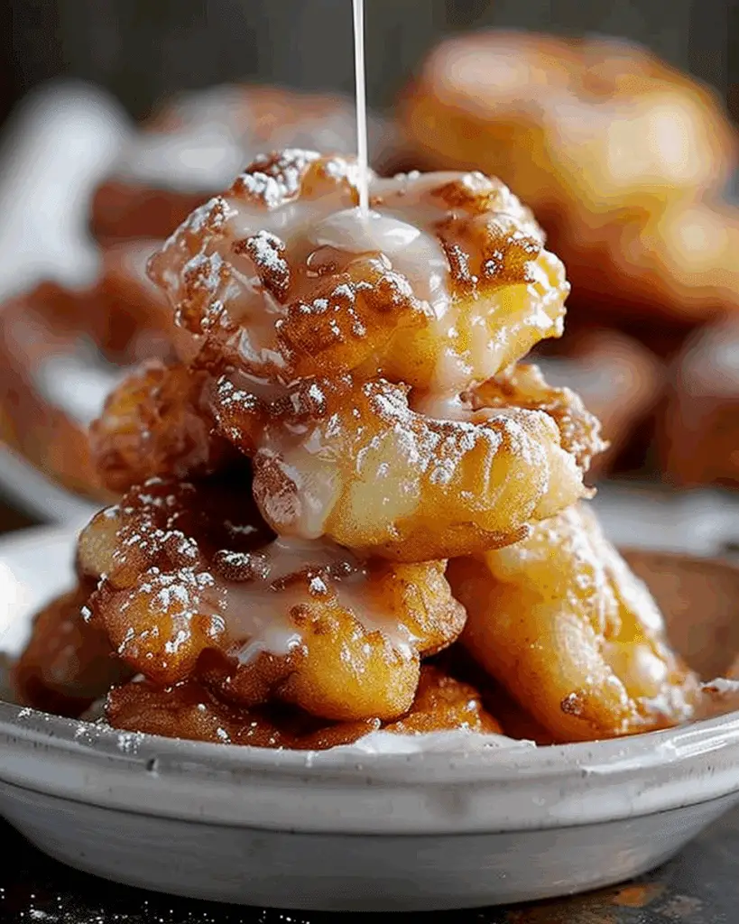 Mini Apple Fritters with Cinnamon