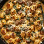 Creamy Butternut Squash Gnocchi with Sausage