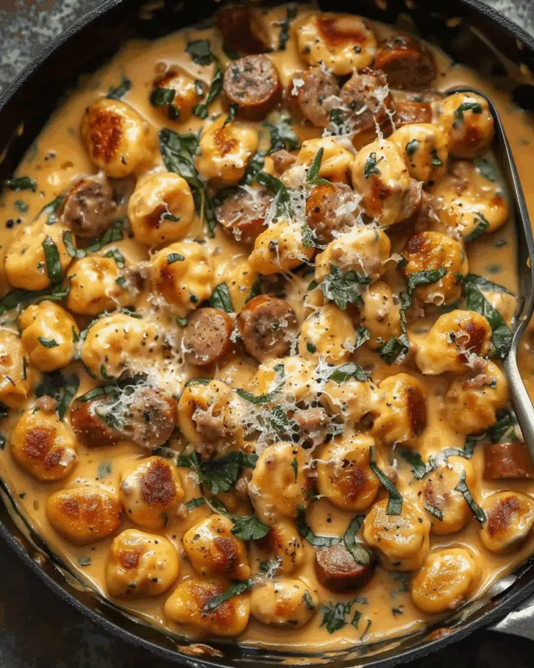 Creamy Butternut Squash Gnocchi with Sausage