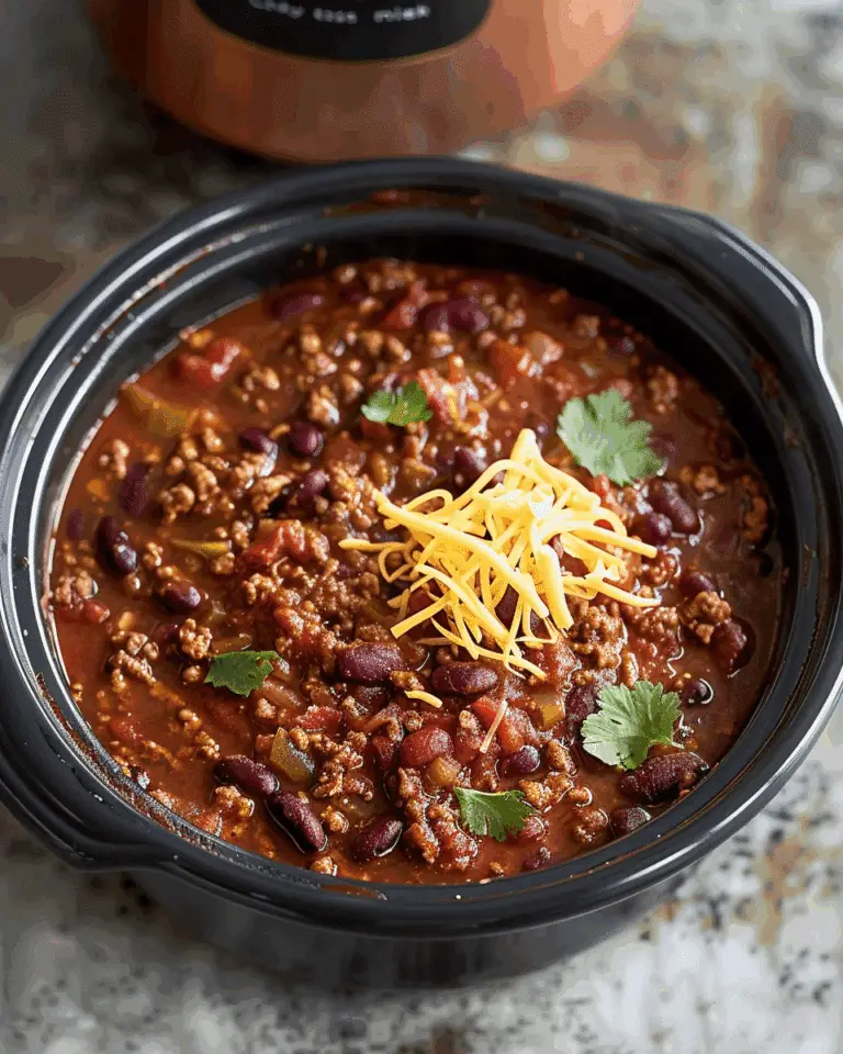 Crockpot Chili Recipe