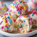 Birthday Cake Protein Balls