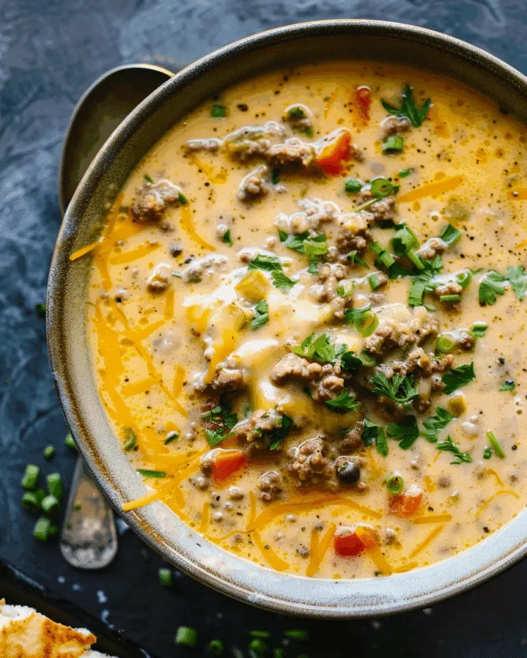 Cheeseburger Soup