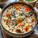Creamy Autumn Wild Rice Soup
