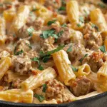 Creamy Rigatoni with Italian Sausage