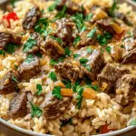 Steak Queso Rice