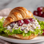 Creamy Chicken Salad with Apples, Grapes, and Pecans