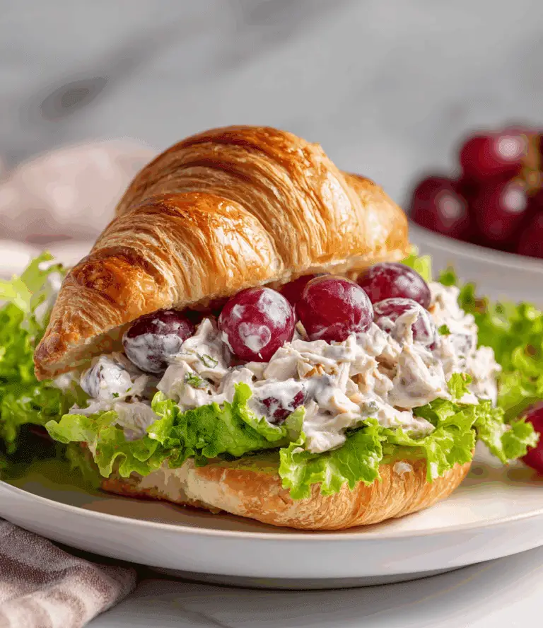 Creamy Chicken Salad with Apples, Grapes, and Pecans