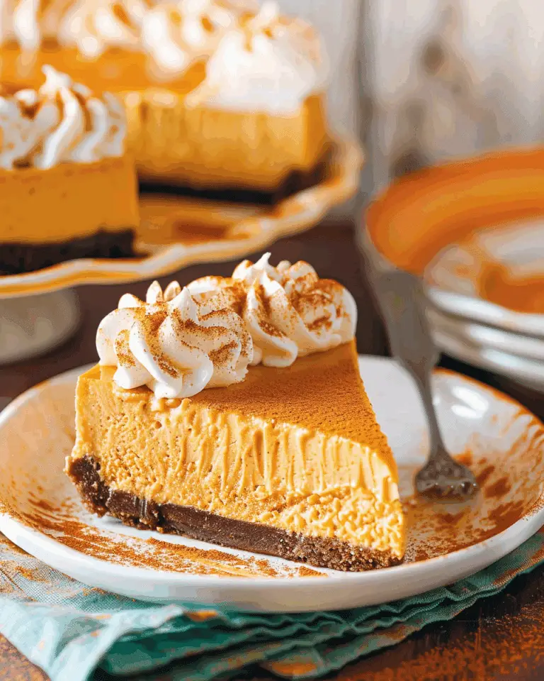 No-Bake Pumpkin Cheesecake