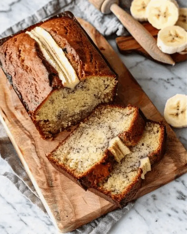 Cream Cheese Swirl Banana Bread