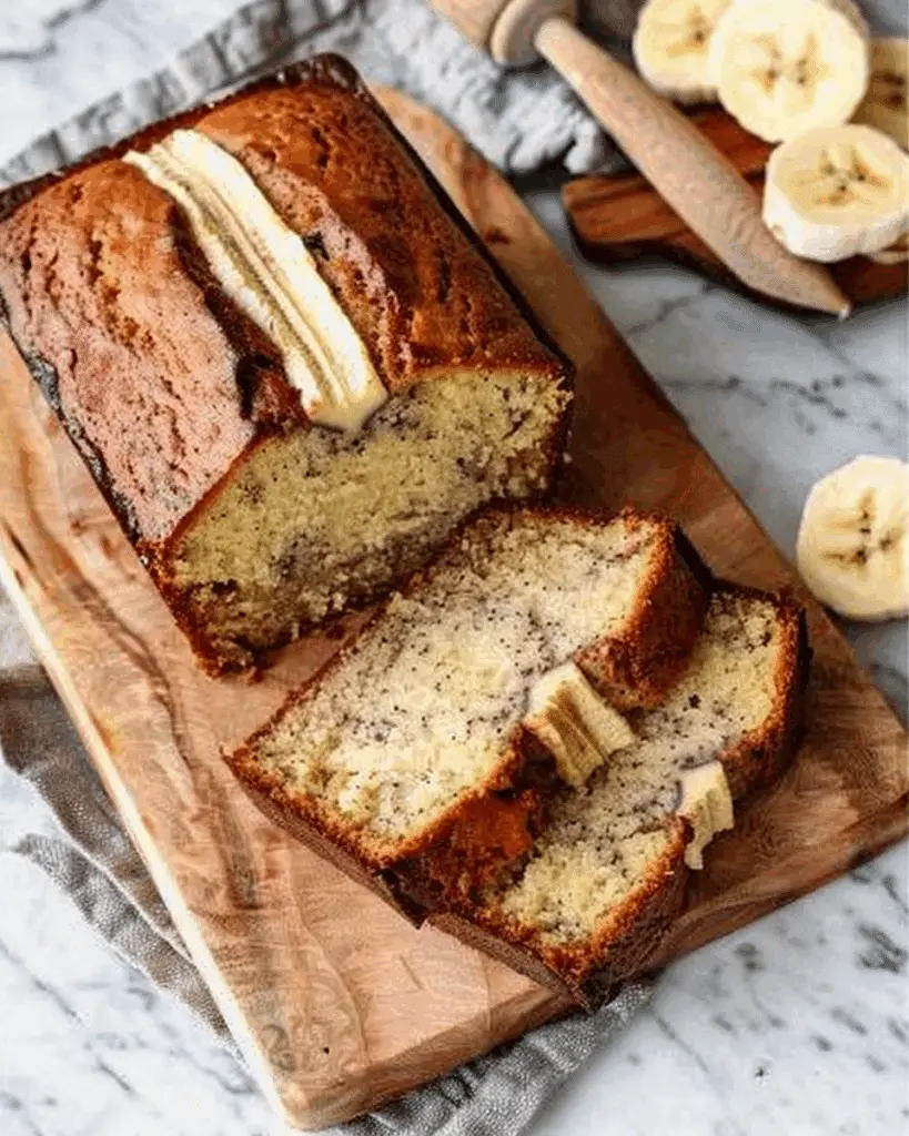 Cream Cheese Swirl Banana Bread