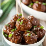 Crockpot Honey Garlic Meatballs