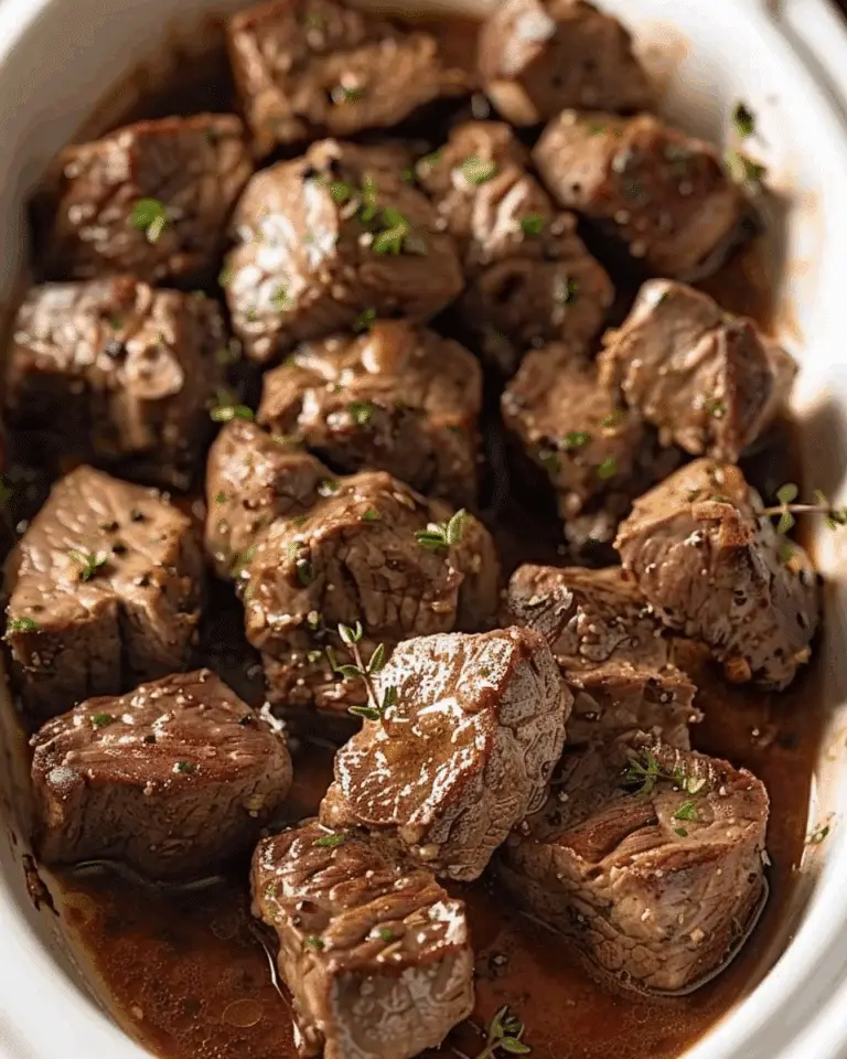 Crockpot Steak Bites