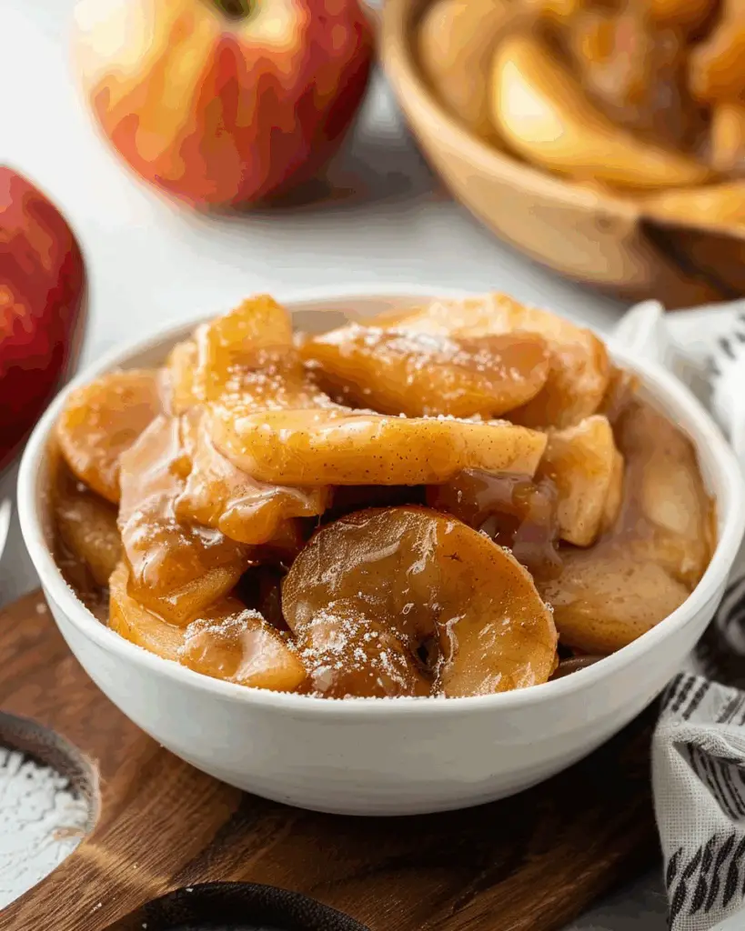 Slow Cooker Fried Apples – Cracker Barrel Copycat