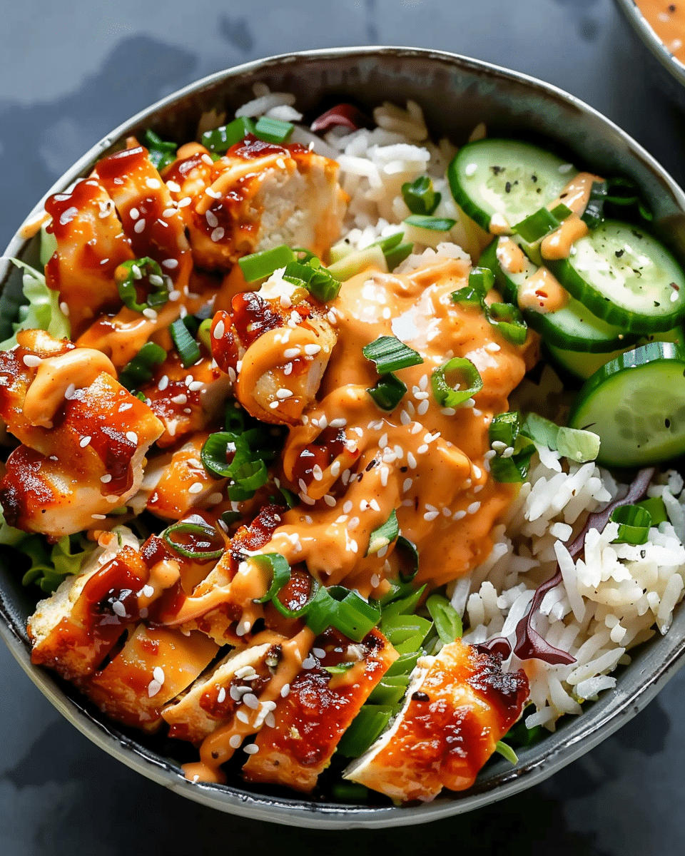 Bang Bang Chicken Bowl
