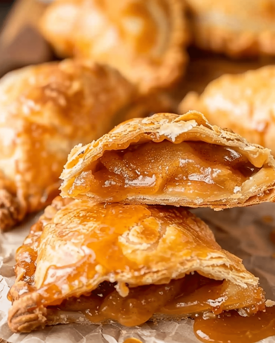 Copycat Taco Bell Caramel Apple Empanadas