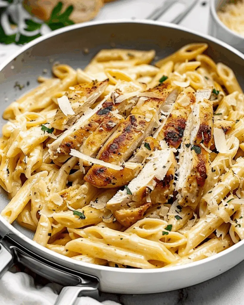 Garlic Parmesan Chicken Pasta