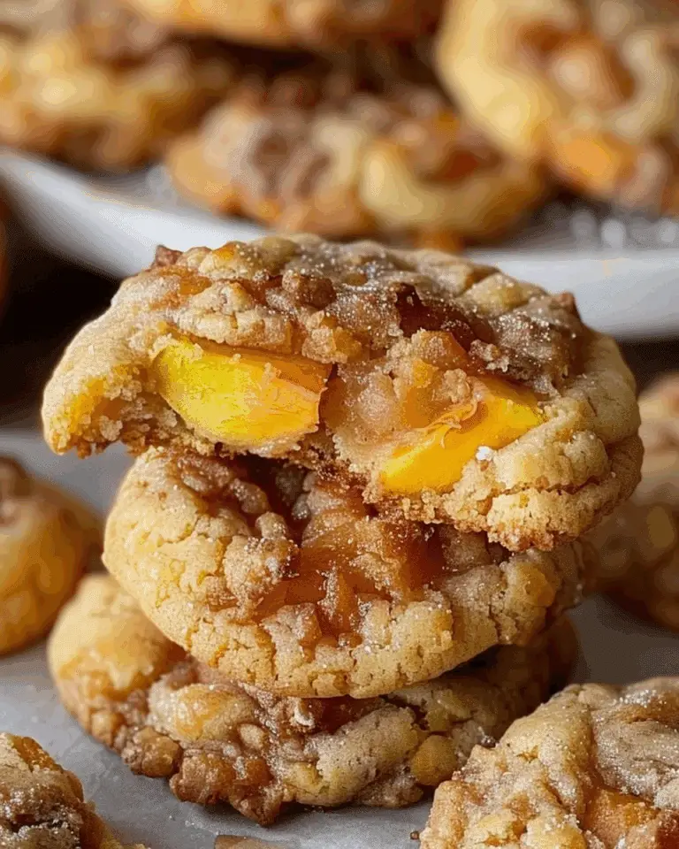 Peach Cobbler Cookies