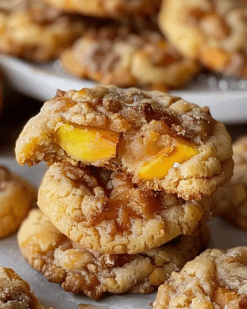 Peach Cobbler Cookies