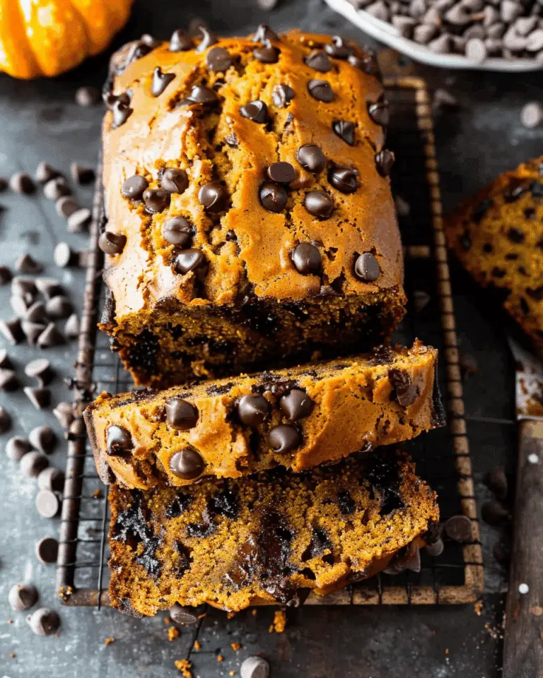 Pumpkin Chocolate Chip Bread