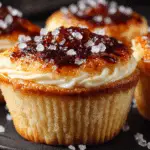 Vanilla Bean Crème Brûlée Cheesecake Cupcakes