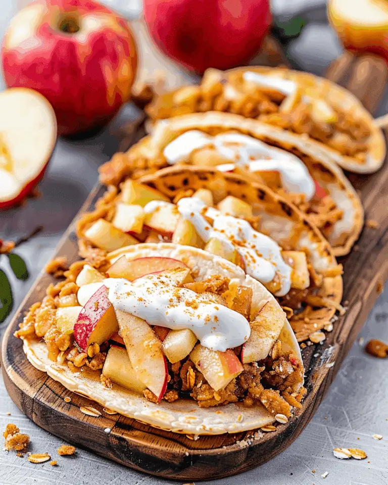 Apple Pie Tacos