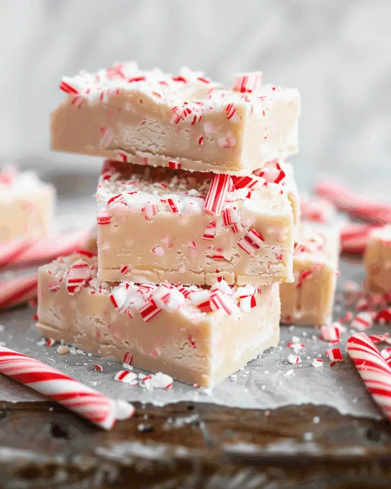Candy Cane Peppermint Fudge