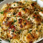 Garlic Butter Chicken with Parmesan Rice