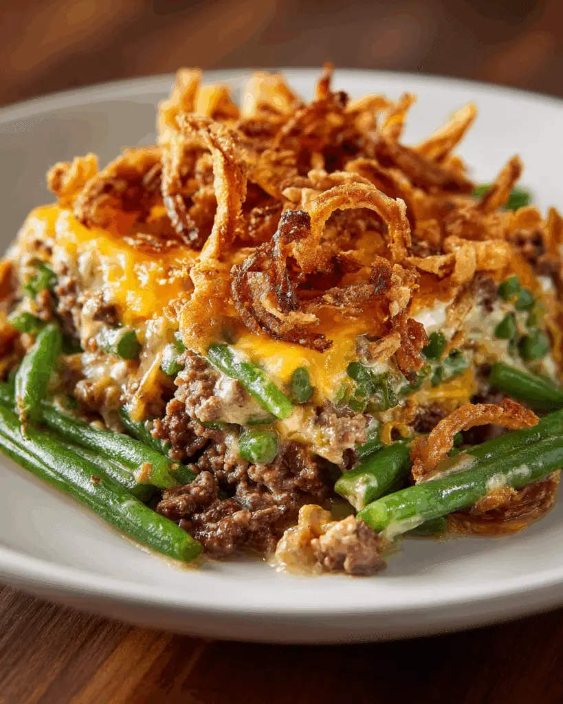 Hamburger Green Bean Casserole