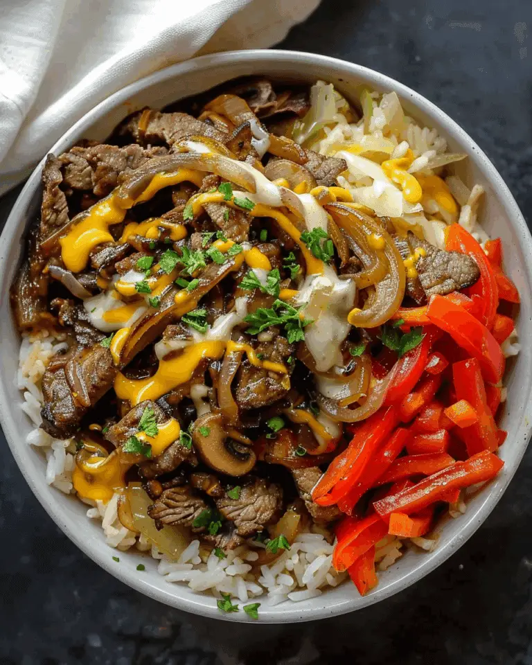 Philly Cheesesteak Bowl Recipe