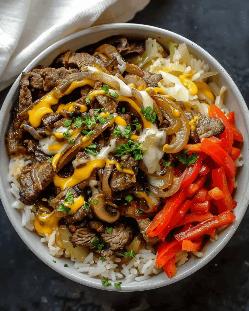 Philly Cheesesteak Bowl Recipe
