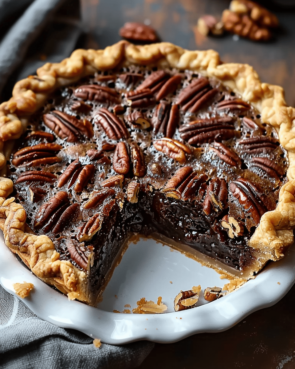 Texas Chocolate Pecan Pie