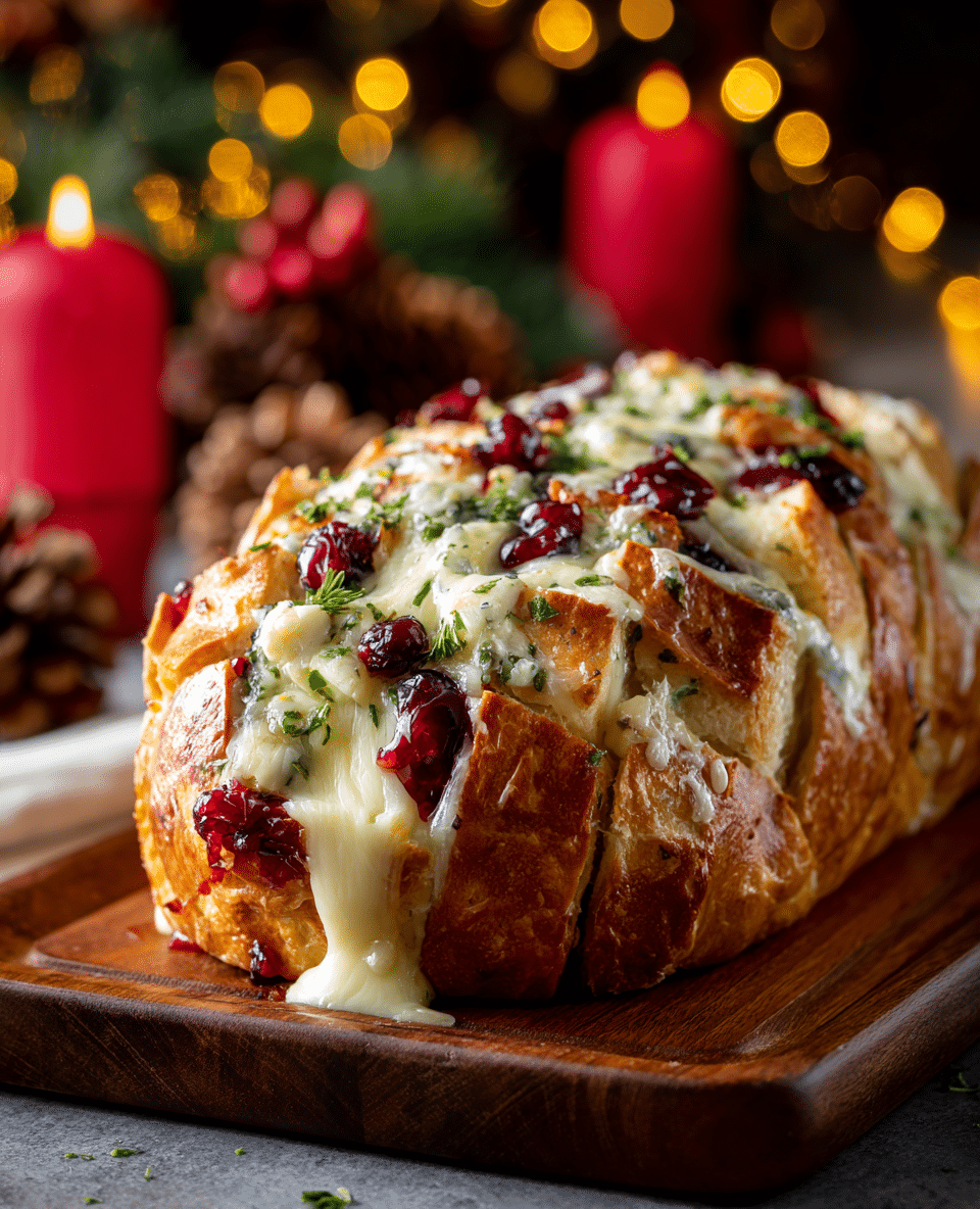 Cranberry Almond Pull-Apart Bread