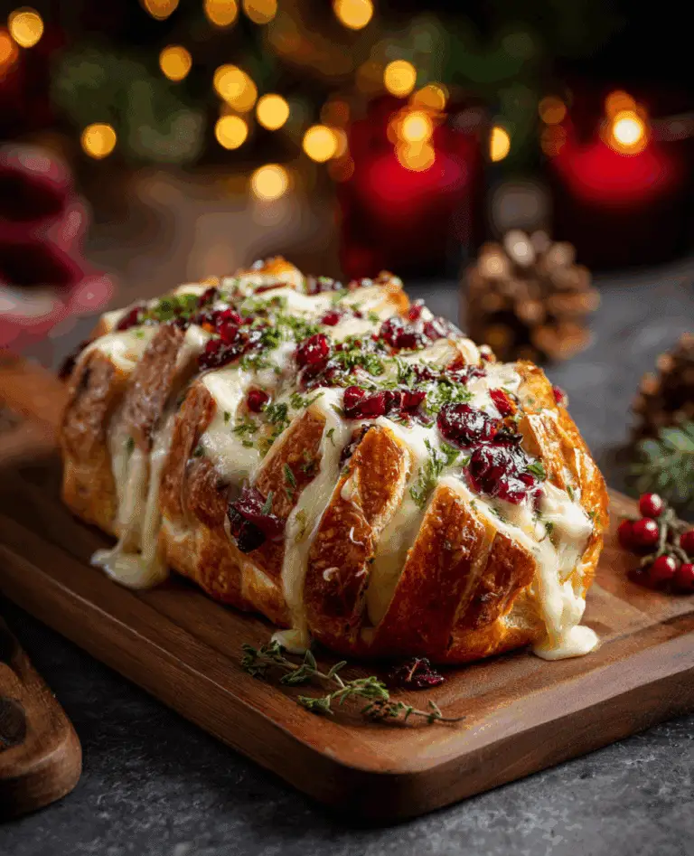 Cranberry Almond Pull-Apart Bread