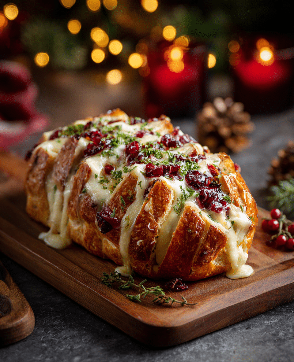 Cranberry Almond Pull-Apart Bread
