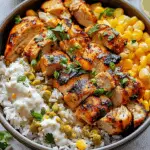 Street Corn Chicken Rice Bowl