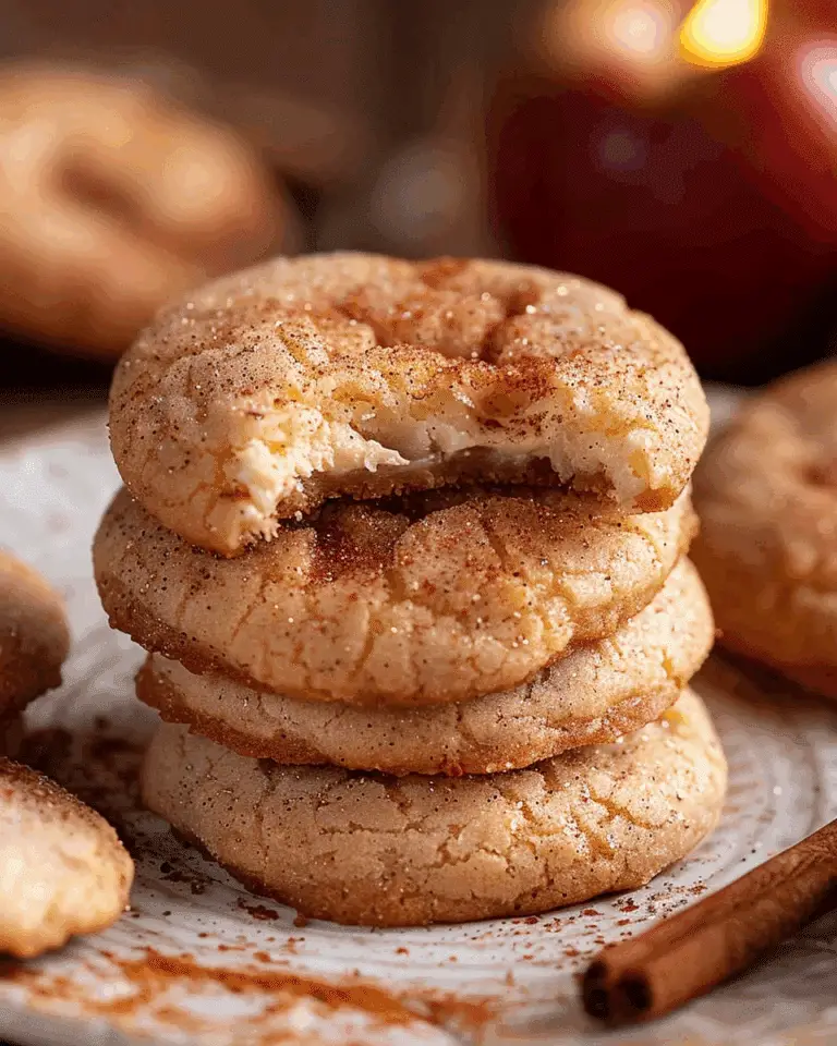 Apple Cider Cheesecake Cookies