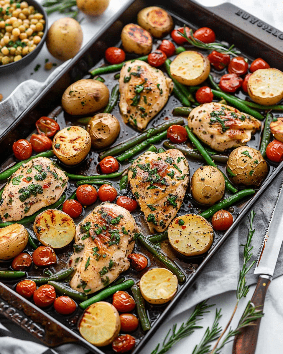 Sheet Pan Chicken Fajitas
