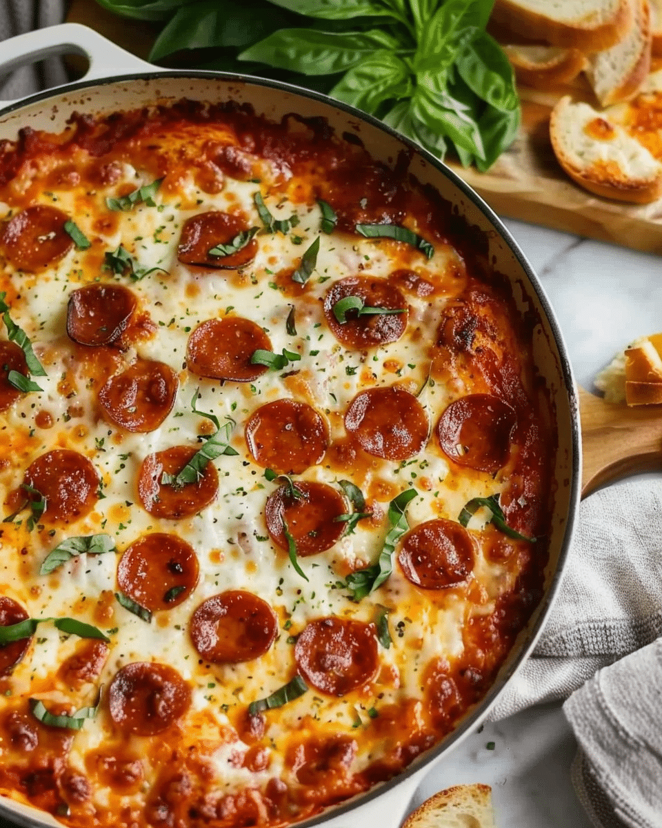 Cheesy Pizza Dip