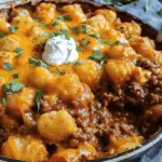 Sloppy Joe Tater Tot Casserole