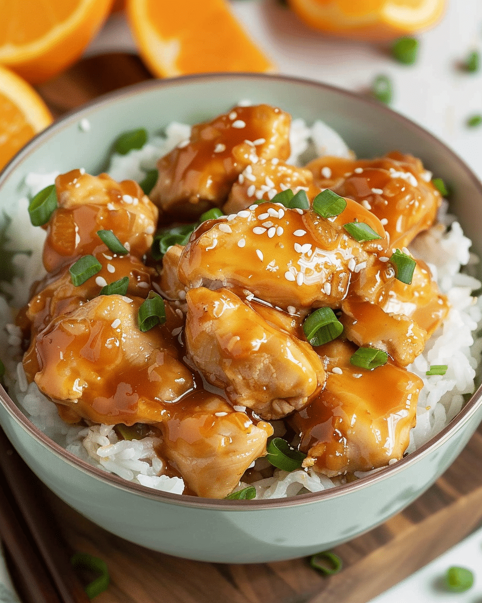 Slow Cooker Orange Chicken