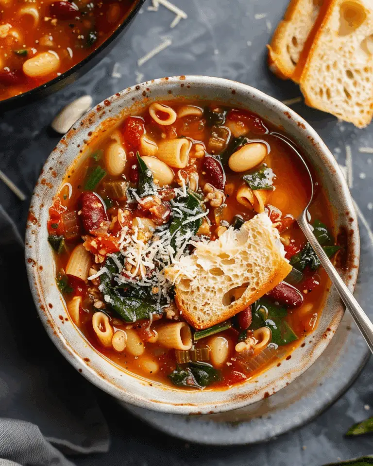 Hearty Italian Minestrone Soup