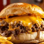 Slow Cooker Beef and Cheddar Sandwiches – Arby’s Copycat