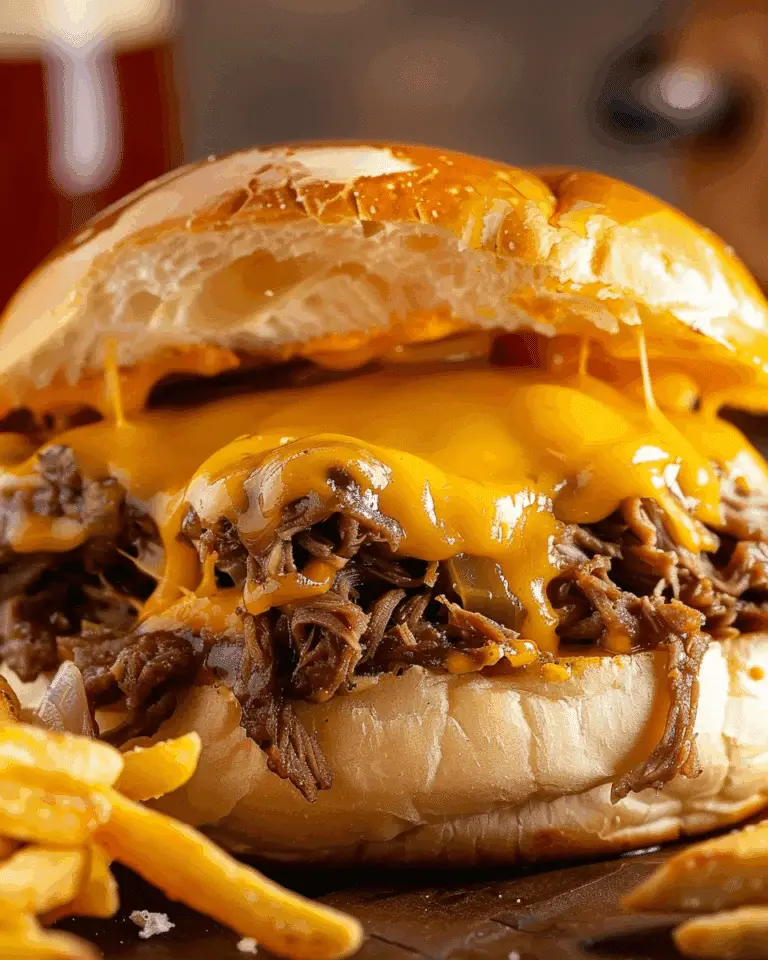 Slow Cooker Beef and Cheddar Sandwiches – Arby’s Copycat