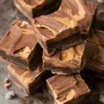 Two-Ingredient Chocolate Peanut Butter Fudge