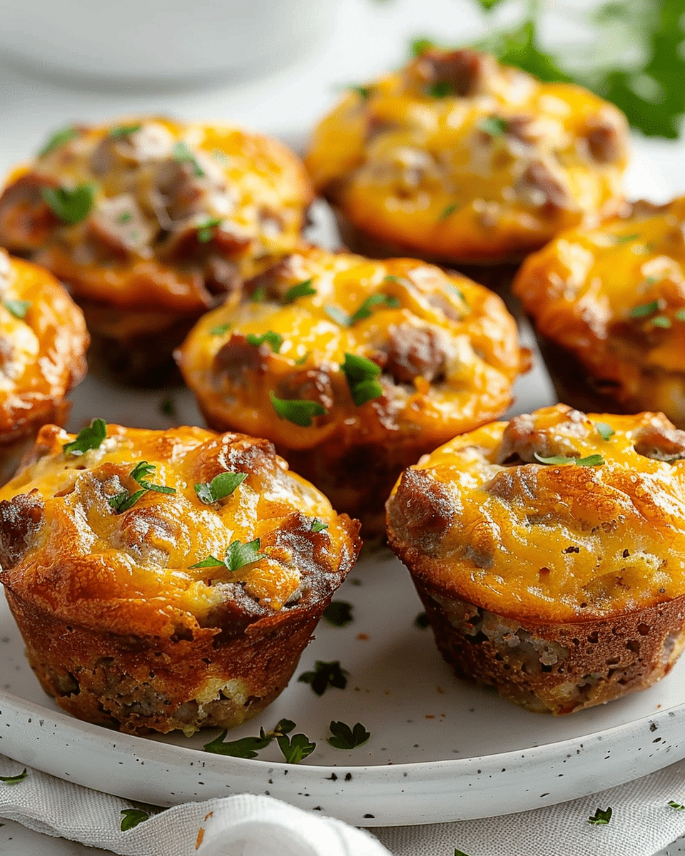 Easy Sausage Breakfast Muffins
