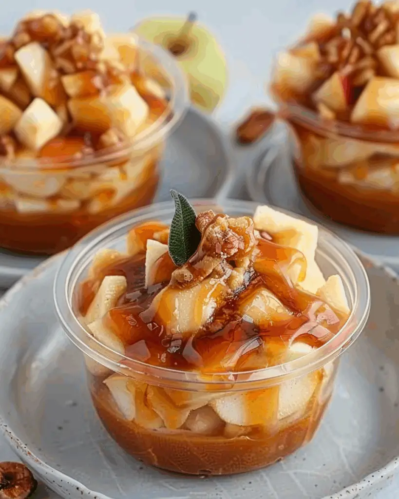No-Bake Caramel Apple Dessert Cups